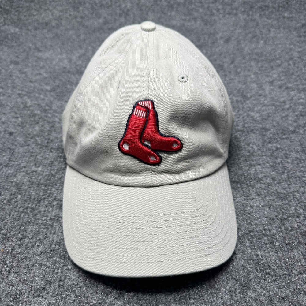 Boston Red Sox Fan Favorite Hat Mens OSFA Gray Baseball Cap‎ MLB Dad Hat